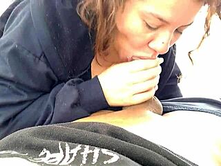 my stepsister sucks my cock on the terrace in taboo bedroom session