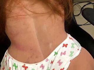 perverted stepdad waits for his woman to leave then fucks the cute sex toy doll in anal