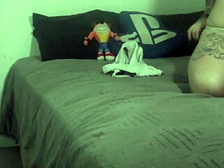 A naughty blonde hangs out with her naughty friend, sharing laughs and secrets