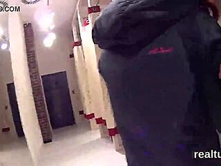 i feel so tempted by this gorgeous czech girl teased in mall before pov pounding