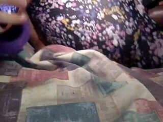 personal trainer stretches out neglected housewife pussy she made her husband watch her get pounded hard and creampied