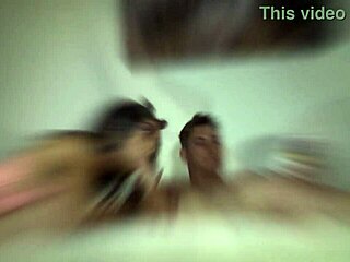 cute black girl engages with big white cock in romantic one on one moment