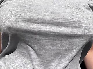 my horny stepmom artemisia love has big boobs bouncing outdoor!