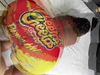 White Guy Enjoys Workout With Big Ass Black Girl In Yoga Pants