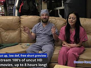 dr. tampa asks blaire celeste, 'ready for your entrance physical at tampa university?'