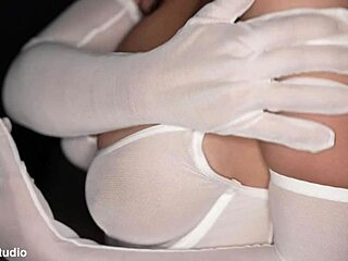 Busty babe lola bredly gets intense ass fucking from robien gun ss008