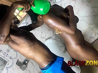 I seduce my stepson in the bathroom.