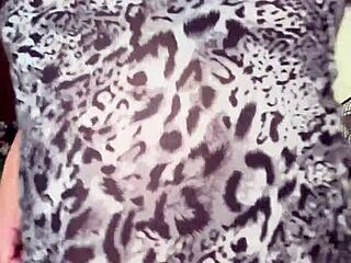 Horny pregnant maid shows big boobs and hairy pussy on camera alone