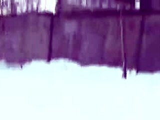 These two hot girls are warming my cock in the snow.