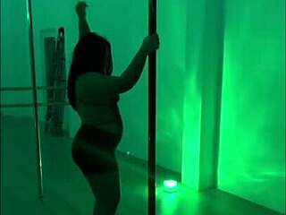 Pinay Pole Dancer Wears Heels for Aerial Hoops