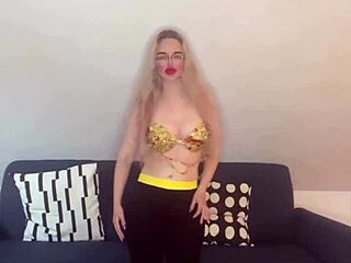 Drag queen song performance