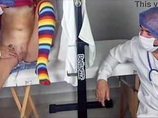 gynecologists team attends patient's first time in hospital interview