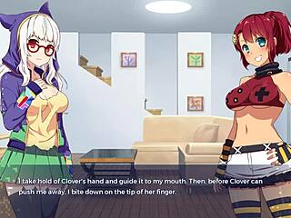 Sakura Gamer Part 6 Explodes in Lesbian Clover Ending!