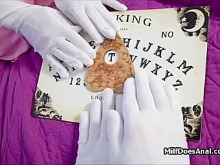 sliding that big dick deep into milf ass on halloween night, feels so tight and hot 😈💦