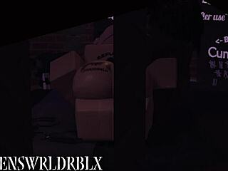 White blonde girl explores the hood, discovering big black cock