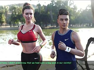 A Wife And Stepmother Jogging Together