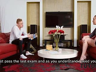 tutor4k handsome heartbreaker fucks the physics tutor on the red couch