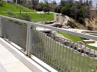 hey, that german scout picks up a fit blonde teen for her first casting fuck