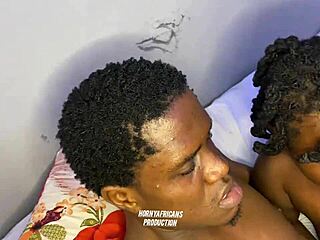 horny teen engages in passionate hot sex with big black cock after intense foreplay involving licking and fucking.