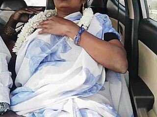 Desi car sex with beautiful bhabi and husband's brother, dirty talks