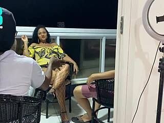 Is This Brazilian Wife Getting Fucked By Two Men While Husband Watches?