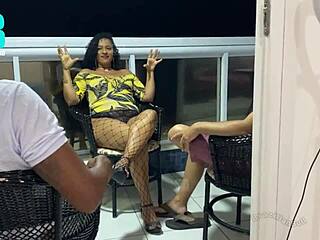 Is This Brazilian Wife Getting Fucked By Two Men While Husband Watches?