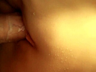 The lube makes her pussy feel good to fuck