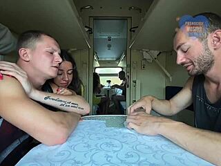 cuckold lost wife at cards, watches her fucked by stranger