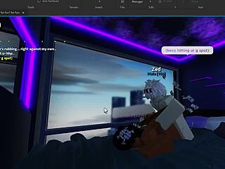 giving a submissive roblox slut backshots until she finishes