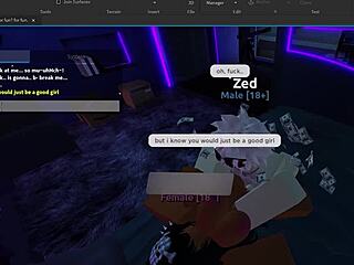 giving a submissive roblox slut backshots until she finishes