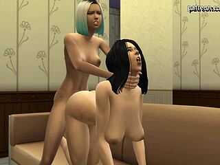 Family drama unfolds with futanari