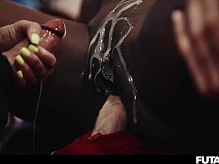 Black girl gets double penetration - big dick futa girls trailer