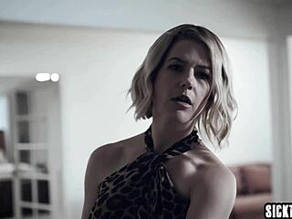 Dirty Stepmom Helps Big Cock Stepson With Hands