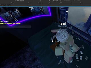 giving a submissive roblox slut backshots until she finishes