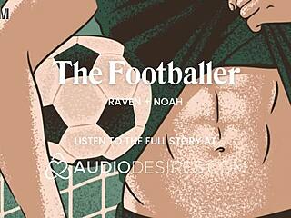 Journalist fucked hard by athlete in locker room, feeling emotions in sexy interview