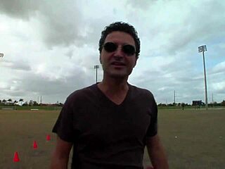 Blonde MILF picked up at park, young cock stuffed in pussy