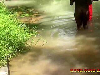 an amateur bbc pornstar turn an african mid year festival into sex in a village stream - fucking a village maiden