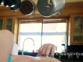 Busty girlfriend cheats