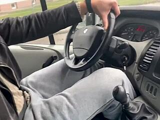 Unexpected Sex In The Woods With A Bus Driver, Wet Pussy Fucking