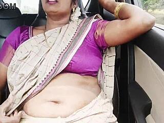 indian aunty and son in law car long drive for sex telugu dirty talks