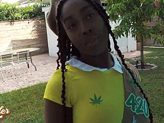 Girl scout offers me 4 20 grass or her ass for fun