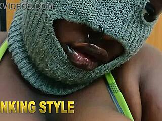 Bbw With Big Ass And Tits Loves Her Cucumber In Missionary Position