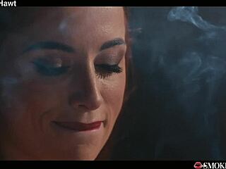 Redhead Audrey Reid Gives Hottest Blowjob Smoking