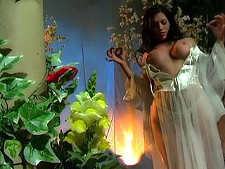 In A Dreamy Forest A Sexy Brunette Gets Fucked Hard By A Ripped Tattooed Guy