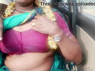 Indian housewife car sex with father-in-law