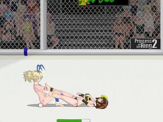 Princess Mimi Battles Rena In Street Wrestling Ring Catfight