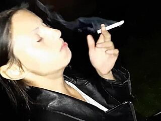 Treating Stranger Girl to Cigarette Then Pussy - Lesbian Illusion Girls