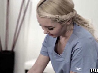 Teen Tricked into Fuck by Masseuse and Husband