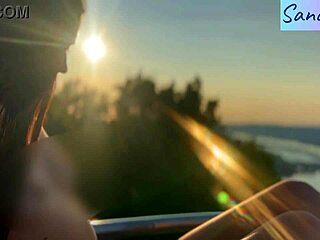 Intense nipple play in paradise