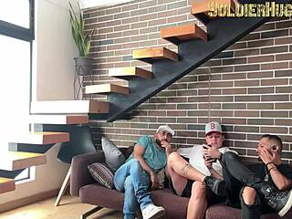 he invites me to watch the game but i end up fucking his gf, the temptation was too strong